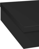Scrapbook Storage Box, Black, 14.75 Inch x 13 Inch x 3.75 Inch - Image 2