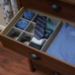 Household Essentials Grey 728-1 Deep 9 Section Drawer Organizer Box for Storage 12 in x 3.13 - Image 2